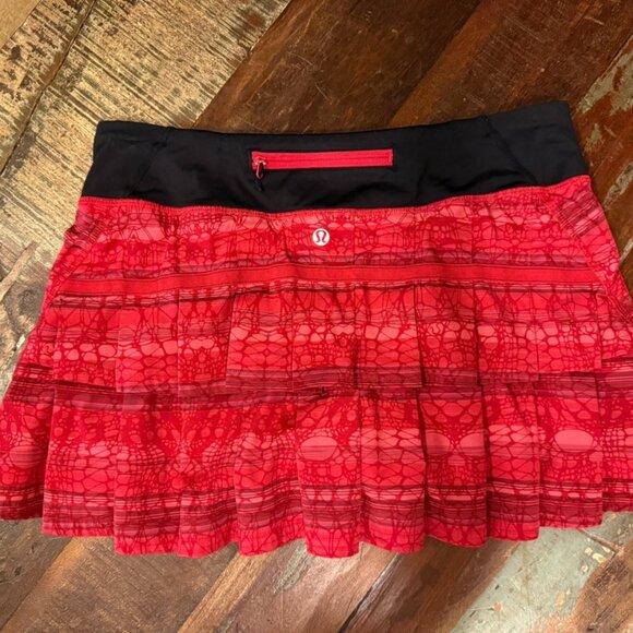 Lululemon Pleated Pace Setter Skirt Skort Size 6 - Picture 2 of 4